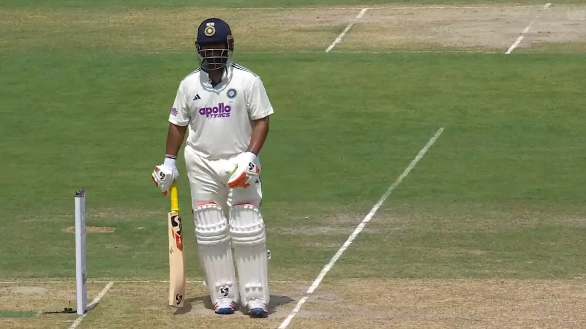Afghanistan Tour of India 2026 Test Match Day 2 Rishabh Pant