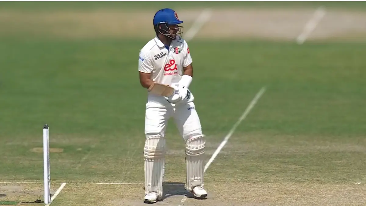 Afghanistan vs India 2026 Test Match Day 3 Azmatullah Omarzai
