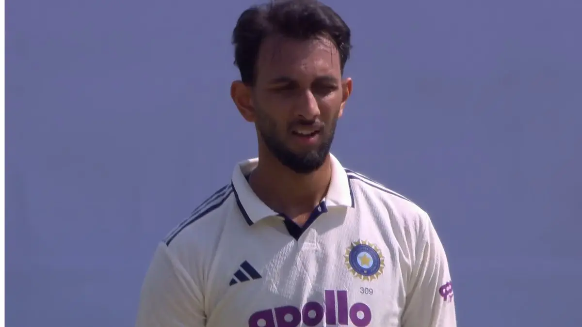 Afghanistan vs India 2026 Test Match Day 3 Prasidh Krishna