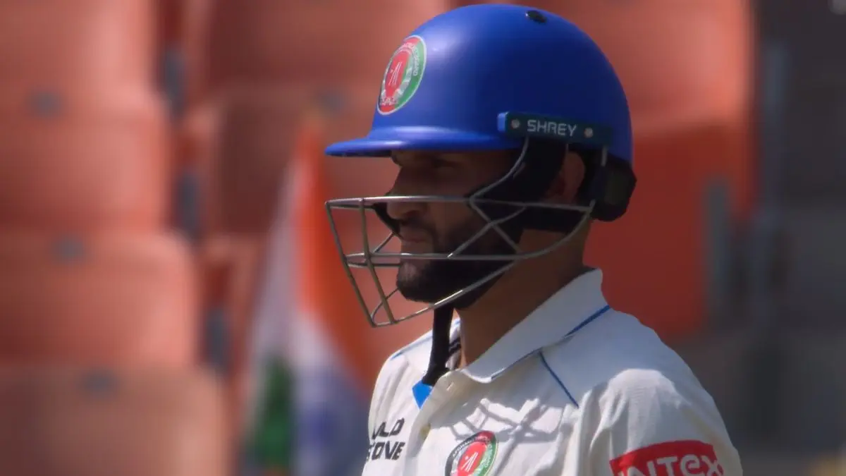 Afghanistan vs India 2026 Test Match Day 3 Rahmat Shah