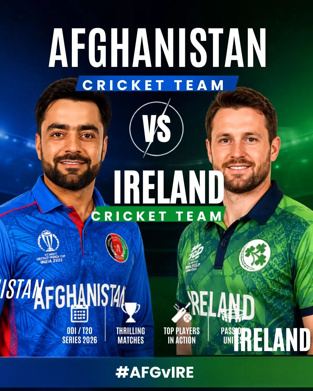 Afghanistan National Cricket Team vs Ireland Cricket Team 2026