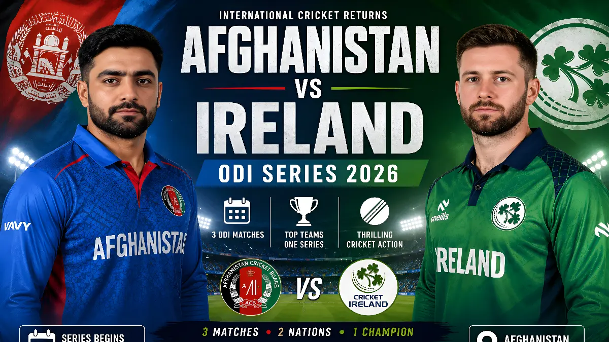 Afghanistan vs Ireland ODI 2026