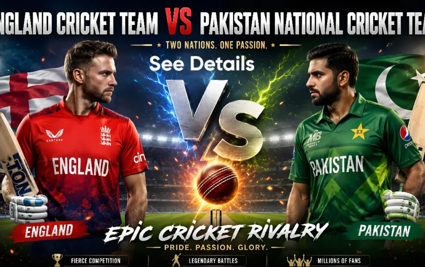 England Cricket Team vs Pakistan National Cricket Team Standings
