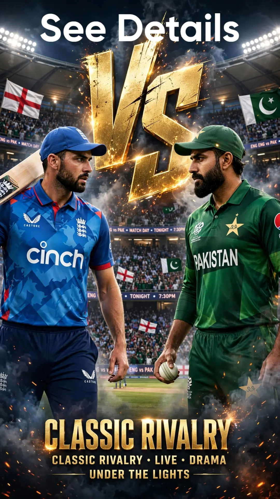 England vs Pakistan 2026 27-08-2026