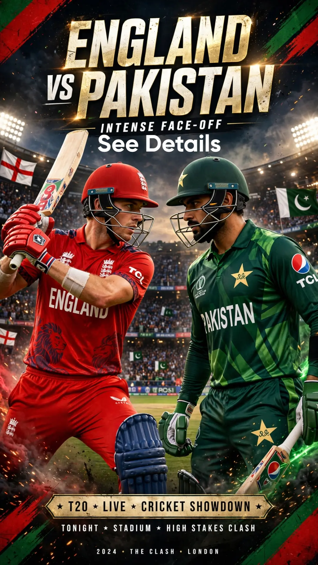 England vs Pakistan 27-08-2026