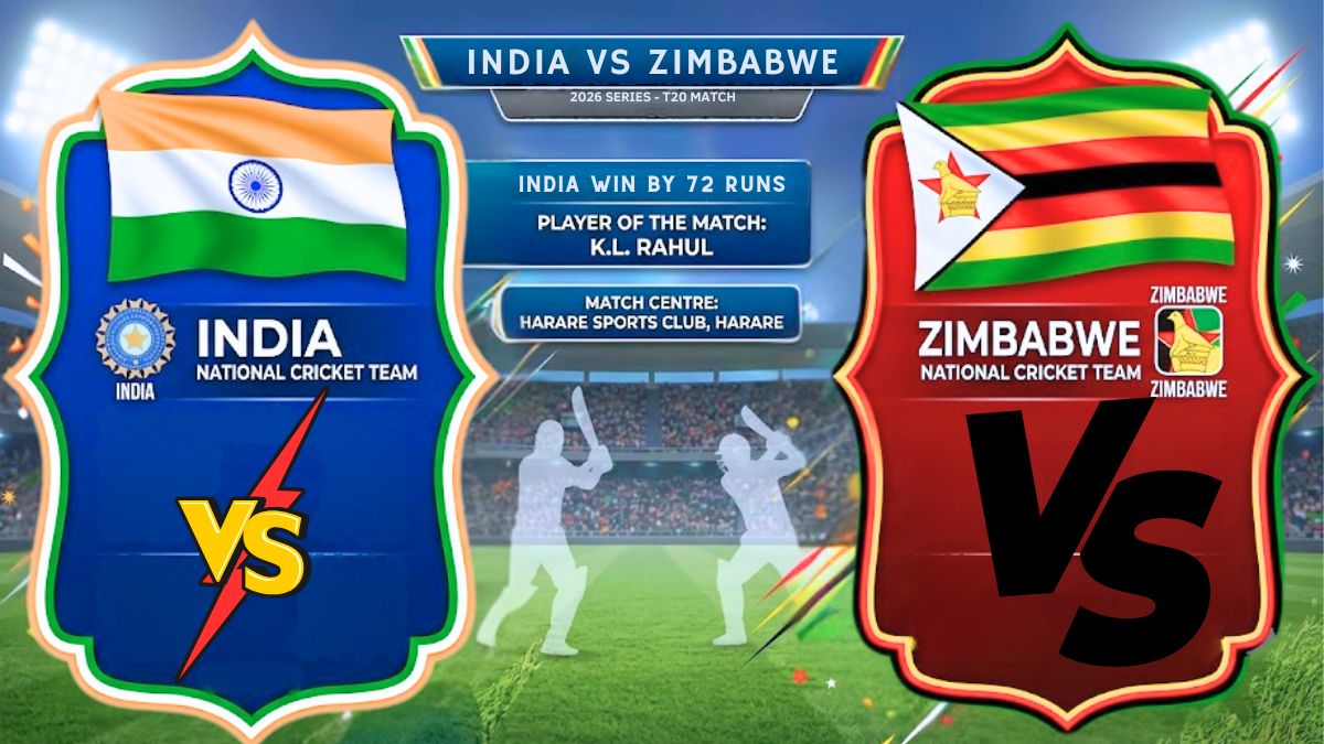 India National Cricket Team vs Zimbabwe National Cricket Team Match Scorecard 2026