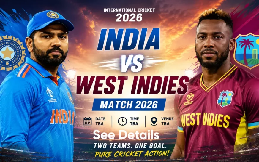 India vs West Indies 2026: Complete Timeline, Match Schedule, and Series Preview
