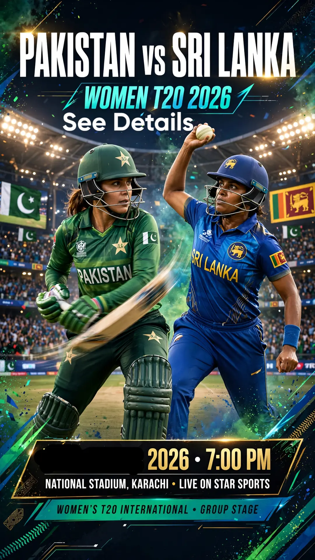 Pakistan Women vs Sri Lanka Women T20 2026