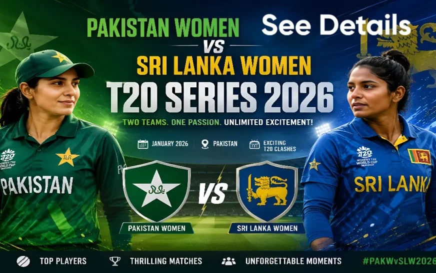 Pakistan Women vs Sri Lanka Women T20 Series 2026
