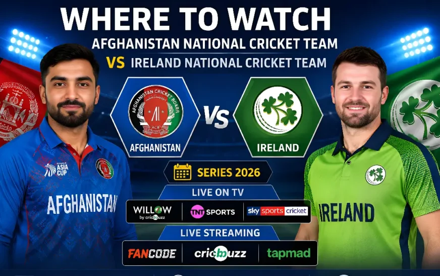 Where to Watch Afghanistan vs Ireland 2026: Full Schedule, Broadcast Channels and Live Streaming Guide