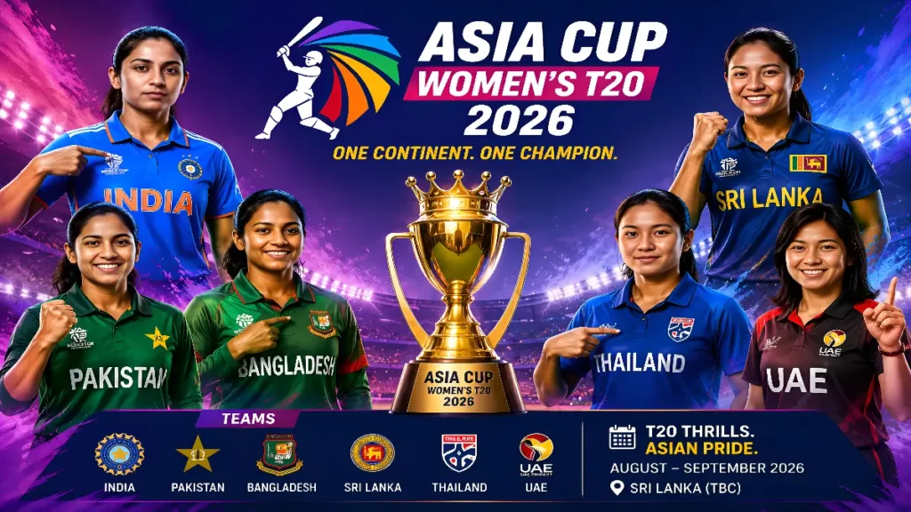 Asia Cup Women's T20 2026: Group Standings