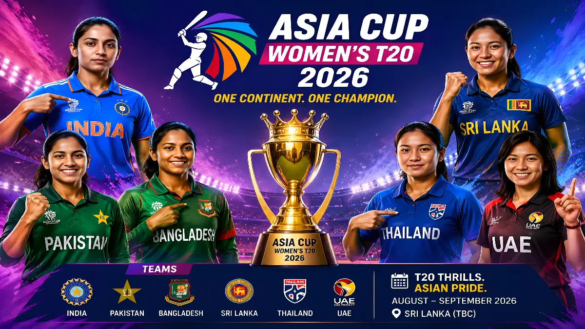 Asia Cup Women’s T20 2026: Group Standings