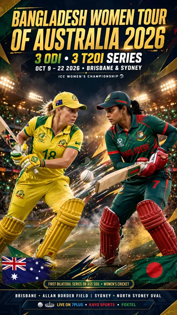 Bangladesh Women tour of Australia 2026
