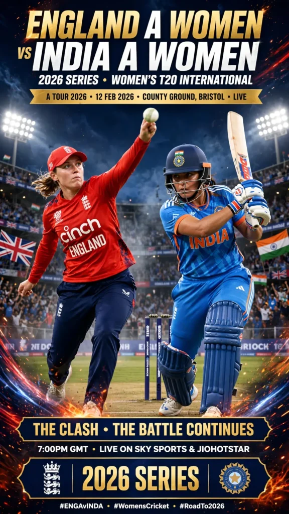England A Women vs India A Women 2026