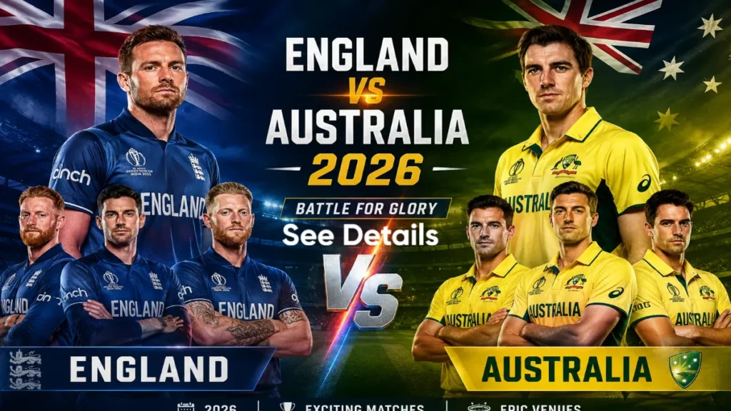 England vs Australia 2026