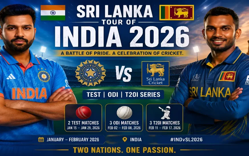 India National Cricket Team vs Sri Lanka National Cricket Team 2026