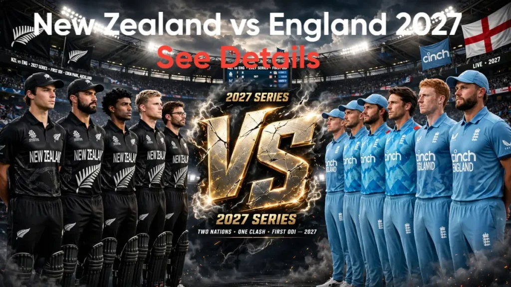 New Zealand National Cricket Team vs England Cricket Team
