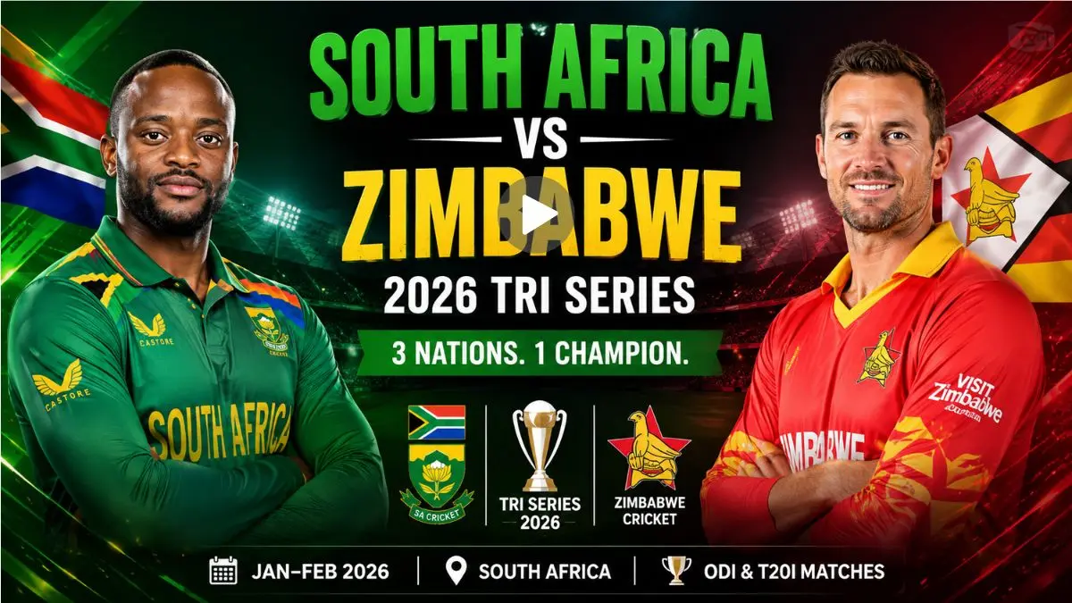 South Africa vs Zimbabwe 2026 Tri Series