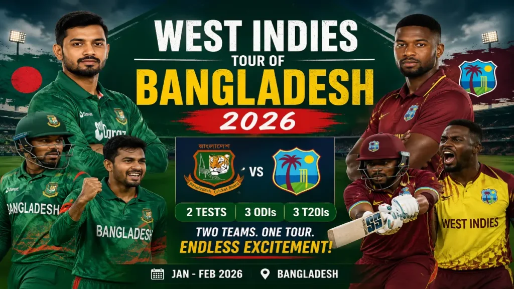 West Indies National Cricket Team vs Bangladesh National Cricket Team 2026
